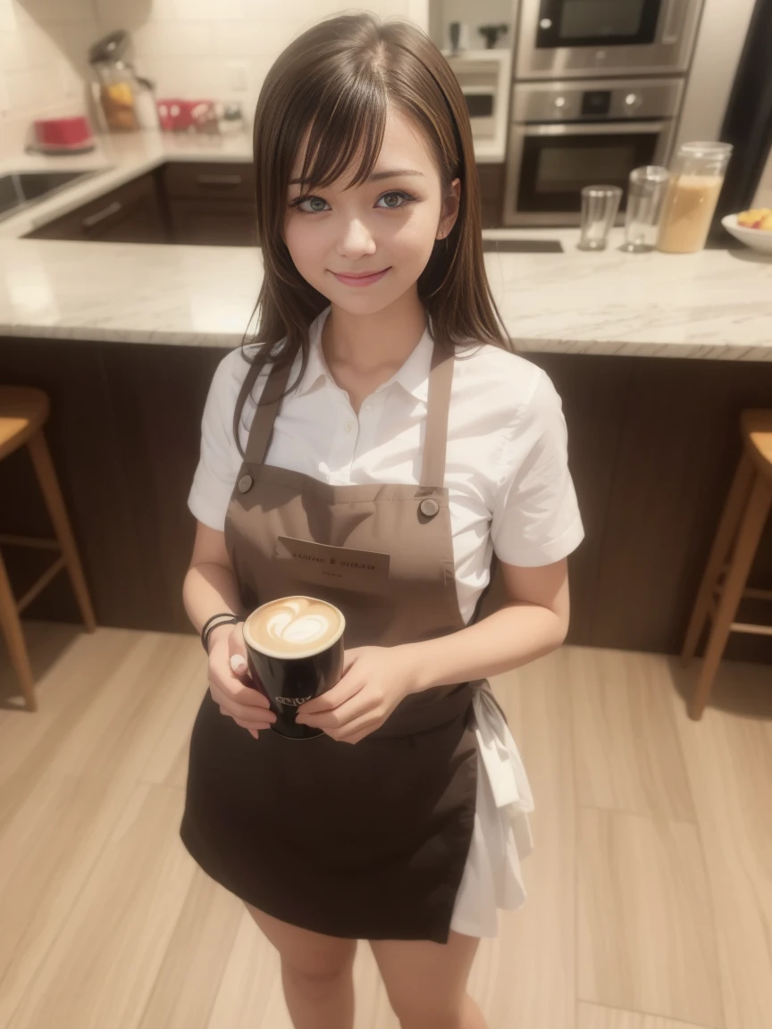 ((Highest quality)), ((masterpiece)), (detailed), Japanese,Inside the cafe,Beauty