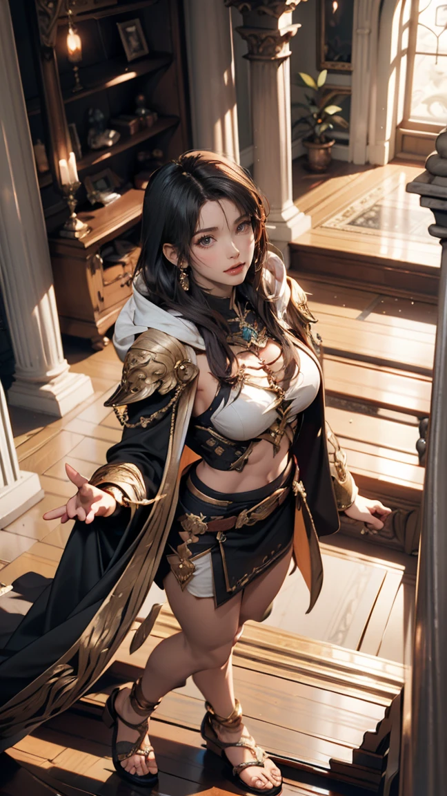 Close-up of a woman in a short skirt standing on a boat, Extremely detailed Artgerm, Range Murata and Artgerm, Style Artgerm, art-style, trending artgerm, beautiful and seductive anime woman, IG model | Art germ, Artistic germ style, 《overwatch》Anna, like artgerm