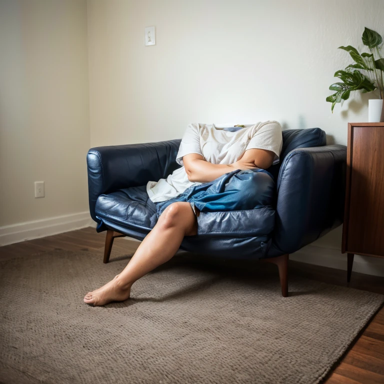 Living Pillow with thick female many extra legs