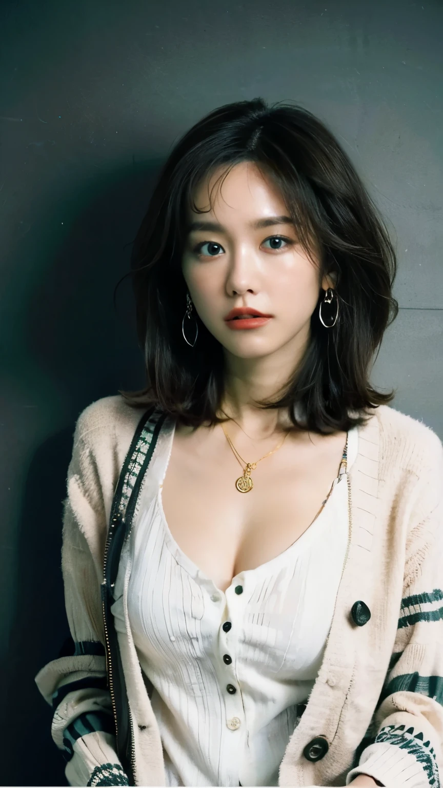 Big Breasts Busty cardigan