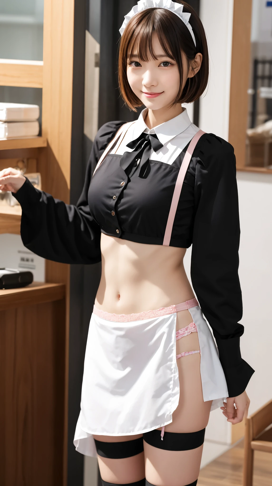 (( girlMaid店員1人が 自分の大きめの綺麗なおっぱいを見せる写真:1.5))、((( Underbust :1.5)))、(、、student、young子、cute、 girl:1.5)、Maid、Maid服、Short lengthのMaid服、Short length、belly button、belly button、frills、 headgear 、Jewelry and Necklaces、whiteいつば、[ miniskirt 、 miniskirt 、 frill skirt、cuteスカート、 panties露出、見せ panties、(胸を露出して卑猥なデザインのMaid服:1.1)、Only the chest is exposed、 formal black suit with garter belt、tights、 panties、卑猥な panties、食い込み panties、pink、white、black、Name Tags、Name tag、apron、apron、young、 girl、student、part-time job、Maid店員、Japanese、(smile)、bangs、 very short hair with white bandage、((whole body))、table、Only the chest is exposedMaid服、 show me my boobs、thinお腹、Clothing that shows the lines of the body、((Weakened:1.3))、skinny、slender、( slender:1.2)、('Body Type:1.0)、('Body Typeだが程よく胸の発育が良い、Well-proportioned and firm breasts)、(Body Typeに不釣り合いなわいせつなデザインの衣服や下着:1.1)、delicate、 slenderの体、thin、Thin arms、thin二の腕、Small hands、 Thin Waist、 slenderの体、Big breasts'Doesn't fit、 MEDIUM BREASTED 、Center of chest、 Round Breasts 、Shining Breasts、 Underbust 、Grinning face、smile、 Sweaty 、(put:1.4)、put、 Sweaty 、secret、RAW photo、 best quality 、Masterpiece、8k、 Details顔、 Details、 Details髪、 Details筋肉、超 Details、 super high definition 、Genuine、indoor、会計table、table、date、customer、Master、Maid店員、Maid店員服、Only the chest is exposedMaid服、[[Product receipt、Maidカフェ、Maid喫茶、Maid店、((Actual interior :1.0 ))、(nsfw:1.4),