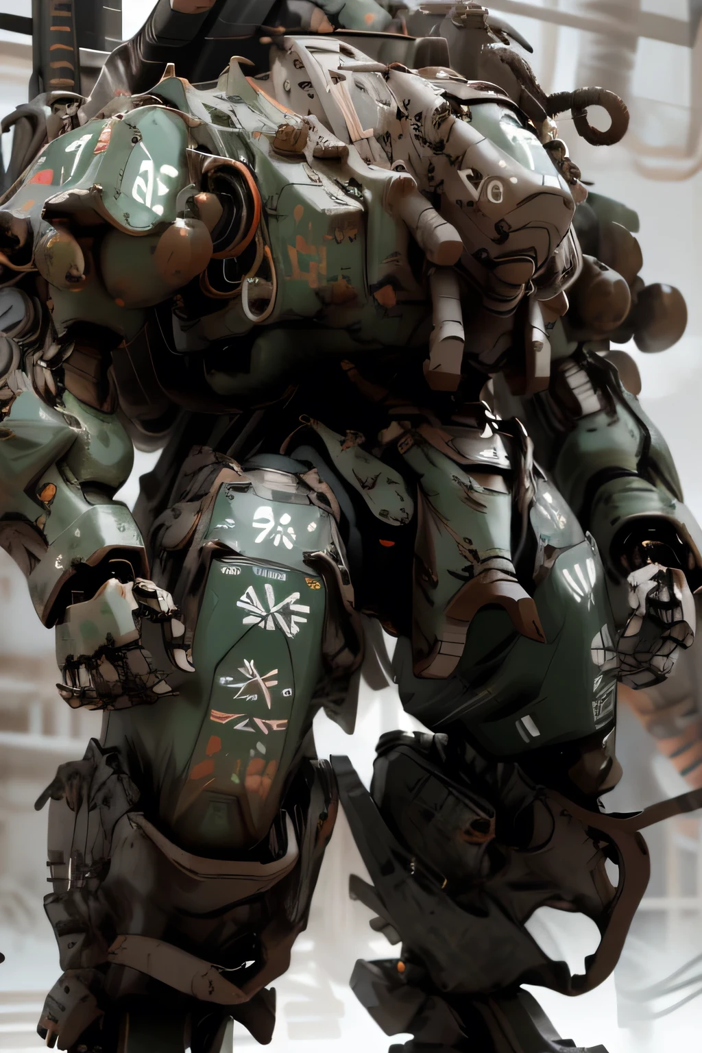 chibi:1.2, character reference:1.3, character sheet, a close up of a robot with a gun , simple background, white back ground, metal gear mech, mech concept art, mech shaped like a manatee, tank with legs, mecha animal, mech body, war robot, wolf armor mech, mech robot, mech, sci-fi mech, battle mech, mech robot futuristic, military robot, mechanized art concept, Armored Trooper