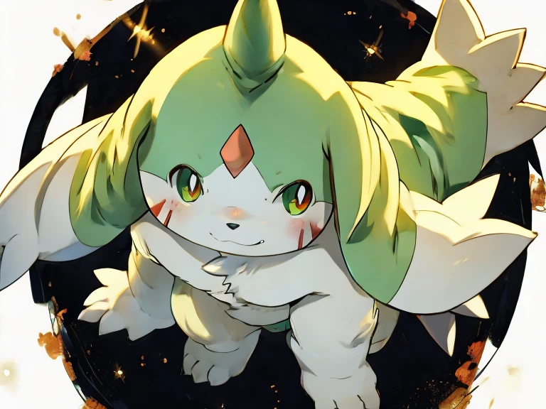 Gargomon、In anime style、High image quality、high quality、Dynamically、whole body