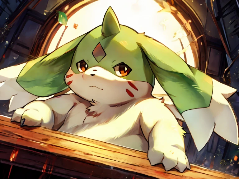 Gargomon、In anime style、High image quality、high quality、Dynamically、Show me your whole body