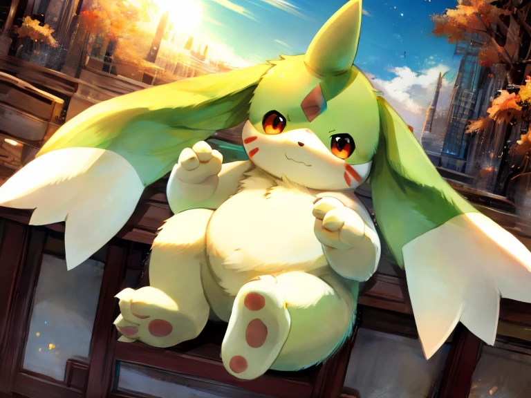 Gargomon、In anime style、High image quality、high quality、Dynamically、Show me your whole body、masterpiece、Cute