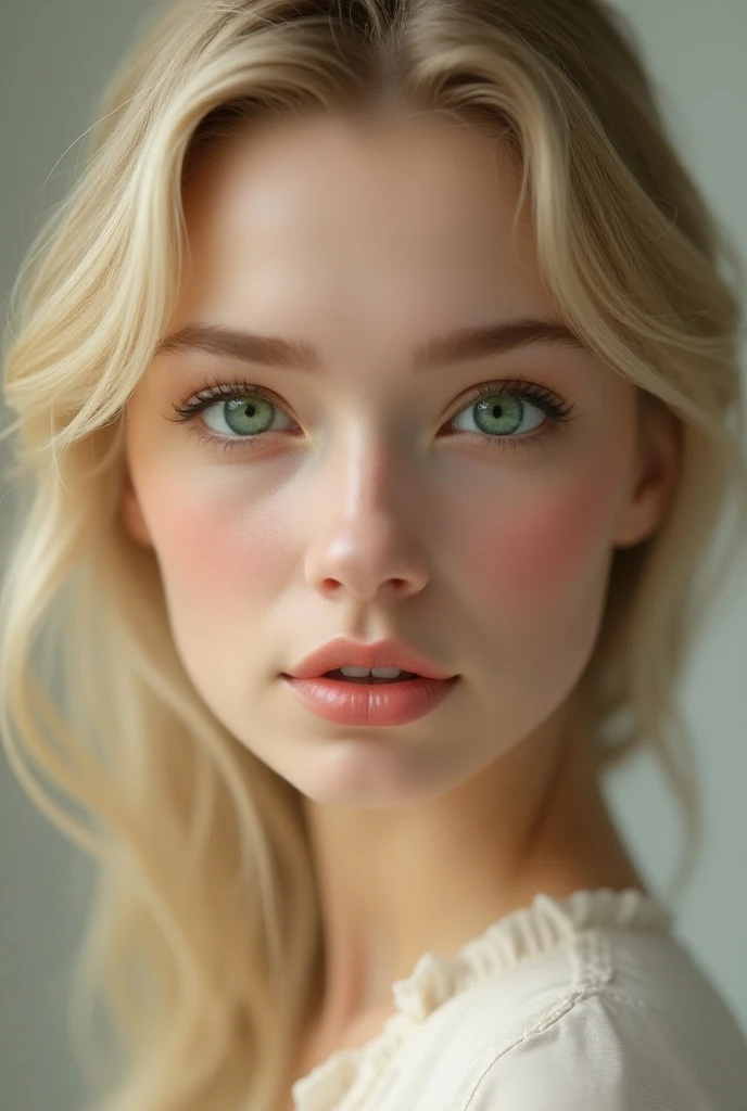 Immerse yourself in the elegance and sophistication of a beautiful blonde girl with captivating sparkling green eyes. Utilize 3D techniques and Octane rendering in 8K resolution to create a hyper-realistic portrayal of her detailed face. The intricate sharp details and ooth rendering style, combined with cinematic studio de lighting, will make this artwork a true masterpiece. Be prepared to make a splash on ArtStation as it becomes a trendsetter in the digital art community.