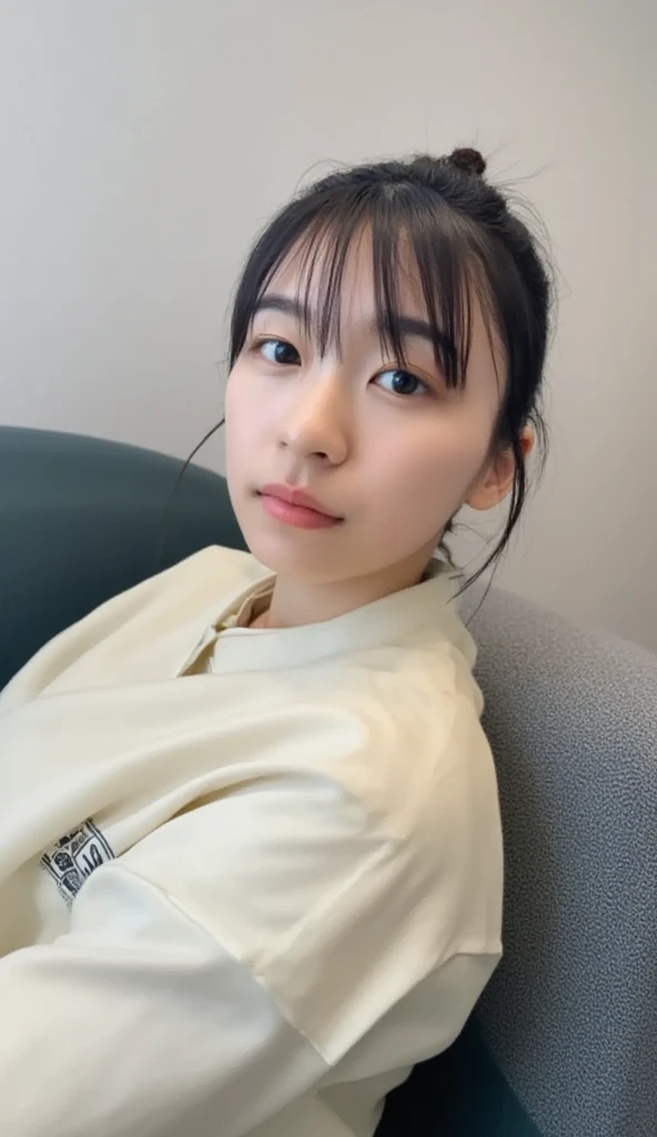  (RAW Photos、8k、32K、masterpiece、Realistic、  Photoreal:1.37)、Cute Japanese women images、Photographed in natural light、1 girl、Photo Mapping、 Physically Based Rendering、Excellent image quality、  High Resolution  、1080P、(Beautiful Face)、Large Breasts, cleavage、 sexy poses 、 is crossing legs、Full body