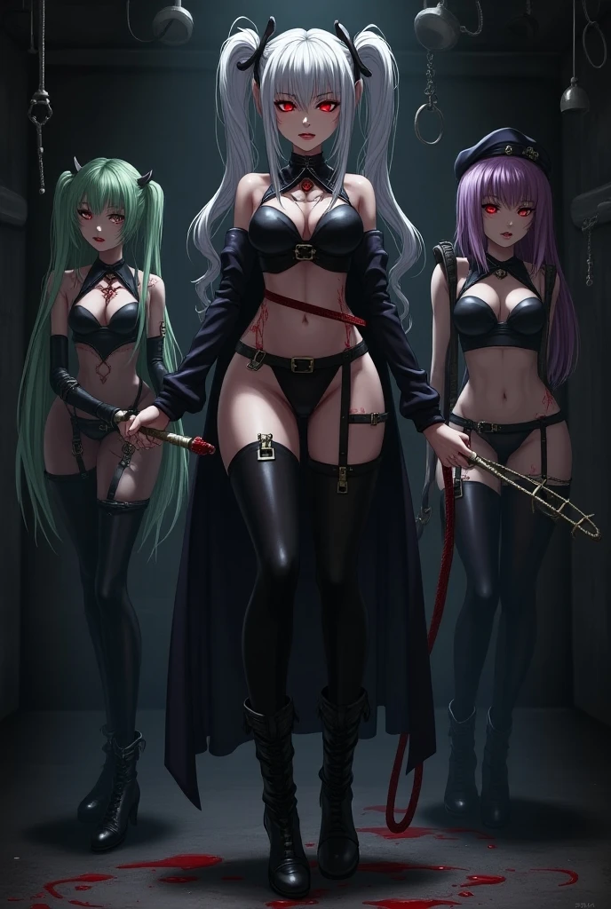 Breasts fit to the ground, Lie on the bed, lying on stomach, Two star motifs on the chest, queen, bikini swimsuit, huge breasts, sagging breasts, realistic style, breasts looming, ancient Chinese transparent underwear, big breasts, straight breasts Close-up of four women kneeling on the bed posing for photos, surreal full body figure, beautiful and detailed body and face, gorgeous figure, ponytail, clear, smile, moan, tease, lace edge, ponytail, clear, laugh, excited, moaning, teasing, tongue sticking, flushed face, fair skin, bright colors, upturned ass, full body photo, thin figure, gorgeous headdress, Whole Body proportions and all limbs are anatomically accurate, solo, laughing, big mouth, red blindfolded with a red blindfolded, blinfolded eyes, full body, standing positon (shackles on legs and arms), long white hair, female restraint, chained, slender, long hair, red tattoo slave, muscular abs, medium size bra cover chest, cover chest, (no eyes), red tatto for slave under navel, navel, black choker, female elf, pointy ears