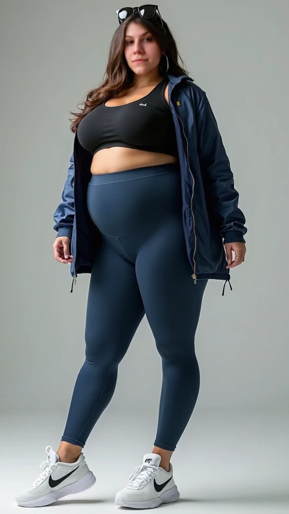 SMILE Asshole SAGGY GIGANTIC BREASTS (HIJAB) (Aunt Kalsom Malaysia Milf) is 79 years old, fat, naked and running in the forest (LEGGING GREY T-SHIRT) Heavy Preggy