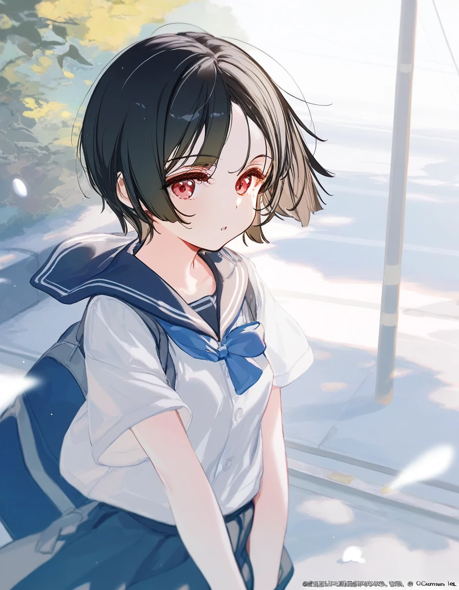 1girl, tomboy, school uniform, small breasts, open mouth, outdoors,wind, game CG, break,((artist:ke-ta)),(artist:ciloranko),(artist:fuzichoco)(masterpiece), (best quality), (ultra-detailed), very aesthetic, newest, beauty illustration,super detailed skin, beautiful detailed eyes, absurdres, highres,Best sexual lighting powered by famous artist, ,8k,16k, cute picture,clear line illustration,very high resolution,(Detailed Lighting),photoshop_(medium),source_anime,