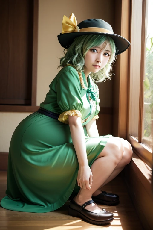 Touhou Project Komeiji Koishi, pregnant woman, crouched in the morning and broke