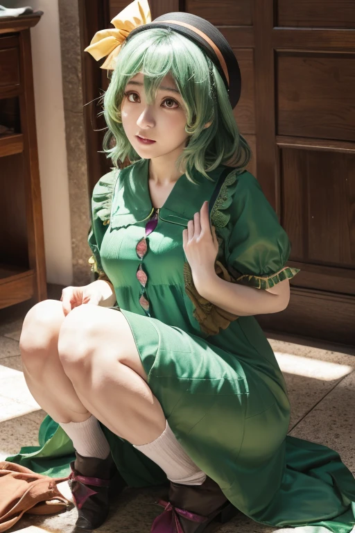 Touhou Project Komeiji Koishi, pregnant woman, crouched in the morning and broke