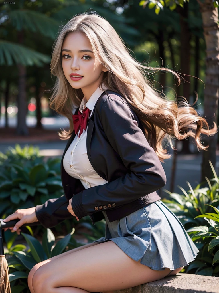 (Picture of a super beautiful white-haired Russian schoolgirl riding a big broom and flying through the sky:1.2)(The sexiest woman in the Arab world)(Smiling:1.2)(16k, RAW Photos, Best Quality, masterpiece: 1.2),( glossy wavy long hair greatly tousled by the wind :1.1) Super detailed,  super resolution, (Genuine, Genuine photos: 1.37), Portraiture,  high resolution RAW color photo , Professional photos,  very detailed, 8k wallpaper,  very detailed CG Unity 8k wallpaper,  very detailed beautiful girl,  very detailed faces,(A spectacular late-night spot where you can see planets and stars:1.2)(Tight school uniform:1.2)(whole body)(Skinny but big boobs:1.1)(かわいいタイトな半袖School uniform style outfit:1.2)School uniform style outfit,light gray eyes,from side,Winter student coat (NSFW:1.3)