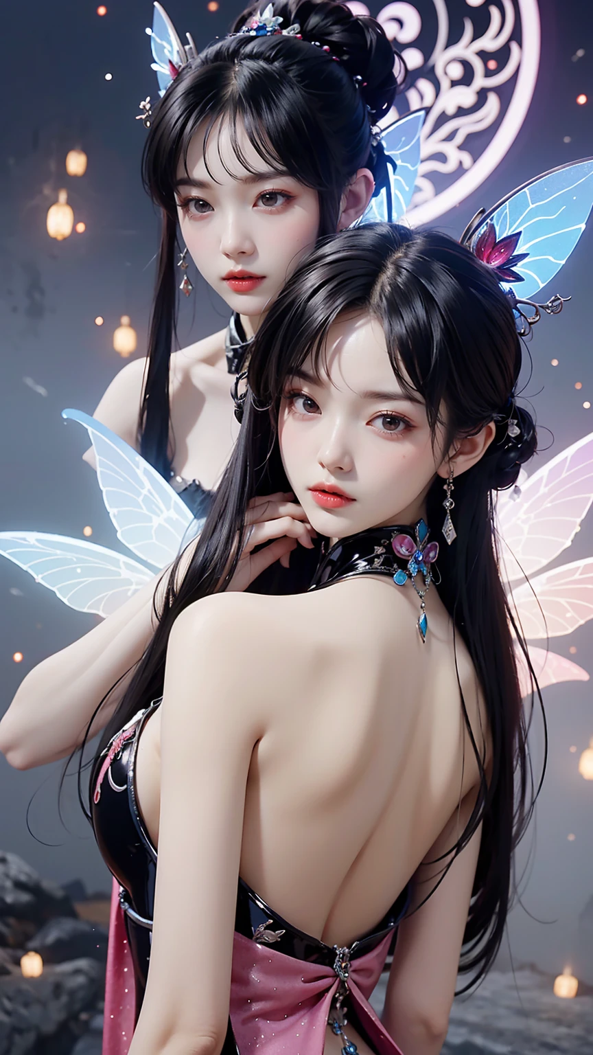  Noble Yunxi Fairy was forced to press her head，Penetrated back and forth 