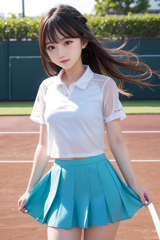 (((pull own uniform:1.9))),(((pull own uniform:1.9))),(((neat woman,cowboy shot,sitting down on the bench))),(((kind little smile:1.8,kind little smile,blush:1.8,blush,deep cheek:1.8,deep cheek:1.8))),(cinematic lighting), (Photo real:1.4)、(A hyper-realistic:1.4)、(Photorealistic:1.3)、 (gentle lighting: 1.05)、(Improve the lighting quality of your video:0.9)、 32k、25years old woman、photorealistic lighting、Back lighting、Facial Lights、Ray Trace、(bright:1.2)、(Increase quality:1.4)、 (best quality real texture skin)、Fair eyes,delicate face、 Close-up of the face,  ((((Wearing the tight coral tennis uniform))),(((very sweat:1.5,sweat,little wet coral uniform))), high-neck:1.4,mini skirt,high-heel))),(Bodyline mood improvement:1.1)、Glossy skin、good figure,perfect anatomy,Beautiful actress,(((beautiful huge breasts,slender waist,slender hip,long slender legs,8heads tall))),(((8heads tall))),(((wavy midium hair,bangs,hairband))),(((sweat skin,shiny skin,in the beautiful modern night pool,super clean night view,in the night))), (((masturbation、hand between the legs:1.5,Touching pussy、pussy juice,Masturbation)))