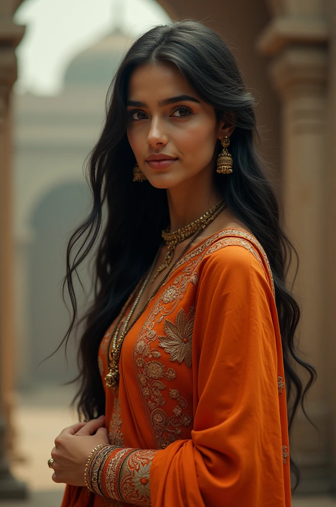 Create a beautiful girl with big boobs in saree with bra 