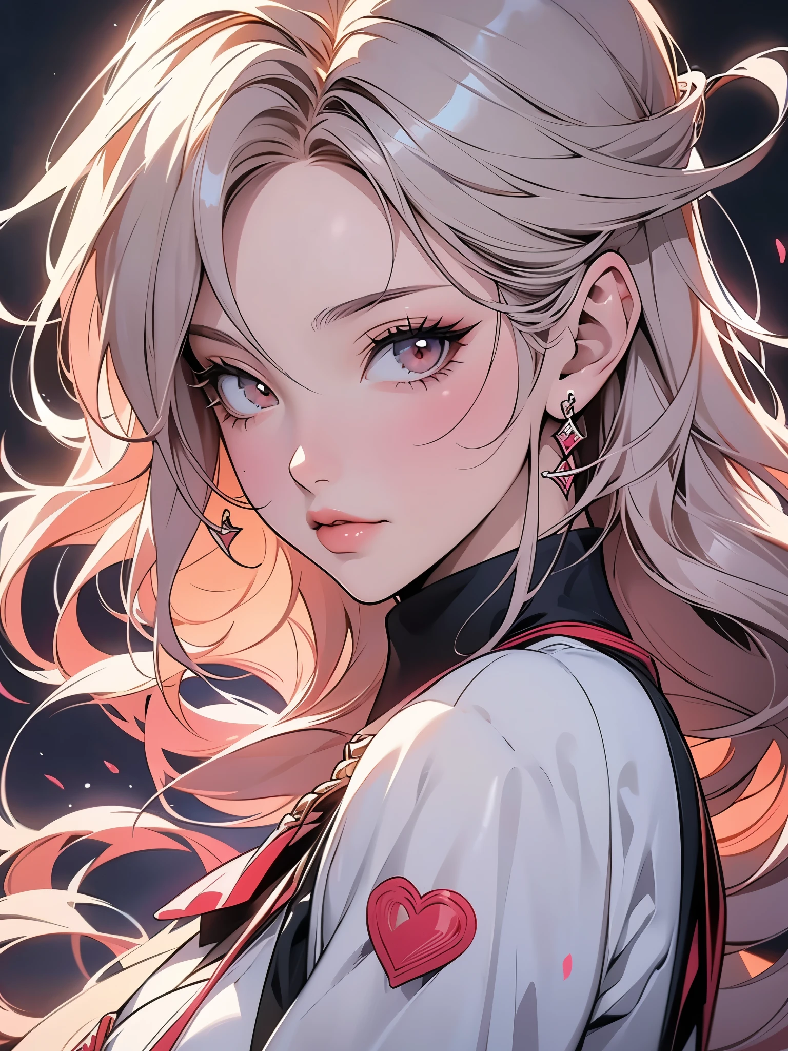 um close de um personagem de desenho animado com cabelo ruivo, style germe de arte, modelo ig | germe de arte, lois van baarle e rossdraws, extremely detailed germe de arte, desenhos animados vibrantes, in the style germe de arte, katarina, kda, range murata and germe de arte, germe de arte style
