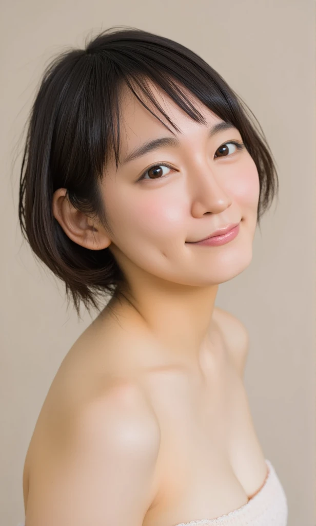 YUI,(masterpiece),(8k, Realistic, RAW Photos, Best Quality:), Wet pussy , cute high school girl、, Beautiful Face, ( with a lively face、Young Face),  beautiful hairstyle, Realistic eyes,  beautiful and amazing eyes , Puffy eyelids、((Narrow eyes))、(Realistic Skin), Beautiful Skin, charm, Golden Ratio, cute girl :1.4、 super high resolution 、 big chest：1.5）、小さいNipples、Small areola、((( embarrassed expression、 close eyes、Frowning、sexual ecstasy face))),Nipples、nude、Shaved、pussy,((( short bob cut ：1.8))),、、nsfw,((( viewers：1.8)))、