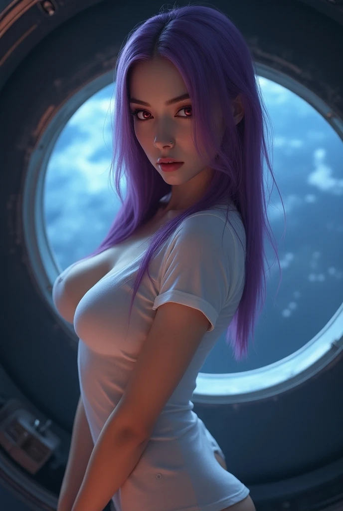 (Ultra Realistic), (Illustration), (Increased Resolution), (8K), (Extremely Detailed), (Best Illustration), (Beautiful and Detailed Eyes), (Best Quality), (Ultra Detailed), (Masterpiece ), ( wallpaper), (detailed face), solo, 1 girl, looking at viewer, fine details, detailed face, in the dark, deep shadows, low key, pureerosfaceace_v1, smiling,