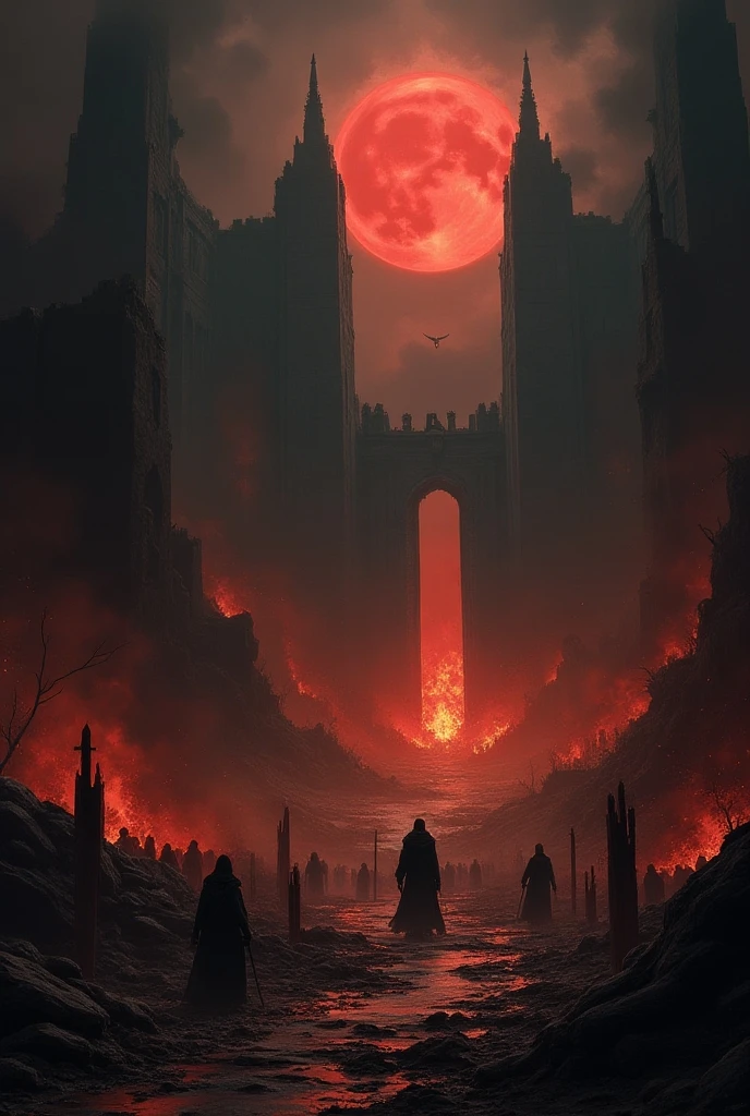 , The landscape of hell , The bottom of hell , The final battle in hell ...