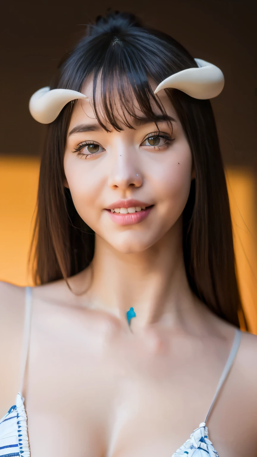 Albedo, (( masterpiece 、 high quality 、super primeiro trabalho、mais high quality 、super Alta Resolução、 , 8k、 (Portrait of a very beautiful actress、long neck)、(happiness、jovial、beautiful teeth、Beautiful alignment of teeth, she has dimples)、 Beautiful realistic eyes, clear crystal green eyes))、( photorealistic :1.4)、((1 girl、Alone、white skin clara:1.4、Look at your audience、Close-up do rosto、focus on the character, immaculate、charming, linda、dark hair、Bob haircut with beautiful bangs、Beautiful long hair、supermodeloo 190cm、colossal realistic breasts:1.6)) wide nipples and beaked .(micro thin transparent swimsuit, super detailed and transparent langerir , pink micro panties :1.9, transparent wither、(Albedo usando camisa tradicional junto com calcinha transparente muito detalhado, black angel wings on hip), Sensual). ( long, realistic breasts between the arms 、natural breasts, pointed nipples, Get close to emphasize the beautiful neckline ) 、long neck、straight bangs、eyelash、hermosos Delicate Eyes、 The golden ratio face 、 golden ratio body 、(8K image quality、mais high quality 、 masterpiece :1.6)、 ultra-detailed 、 ultra resolution 、( realistic photo :1.37)、 、black background, paradise, color photo, high definition、 professional photograph 、Very detailed and beautiful、8k Photo、incredibly detailed、official art、 Highly detailed CG Unity 8K 、goddess of beauty , Beautiful girl very detailed、extra detailed face、extremely detailed eye、highly detailed pele、Extremely detailed fingers、highly detailed nose、very detailed mouth、perfect anatomy、 detailed bottom 、(beautiful girl 25 years old:1.2、cute girl、Realistic body、Sensual、white skin, skin pores )、Lean body、Beautiful body、breasts coming out of the neckline、pubic hair、(blind stripes: 1.2)、kawaii、Cute faces、realistic face、Delicate Eyes、cowboy shooting frontal、athletic pose、ultra gigantic breasts、beautiful teeth、Beautiful alignment of teeth、Smile at me, super