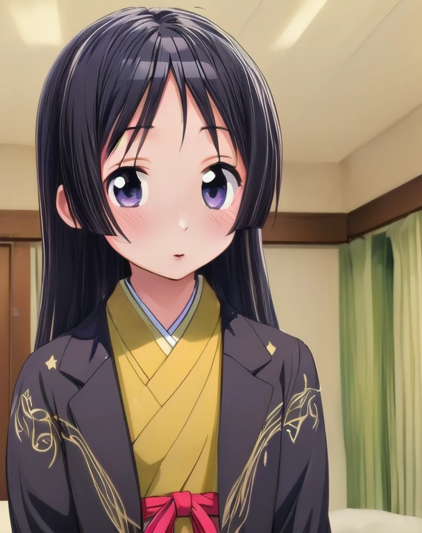 ( best quality , Masterpiece，Advanced Details,  super high resolution :1.3),  1 very young very ，Alone, Sagimiya Isumi，