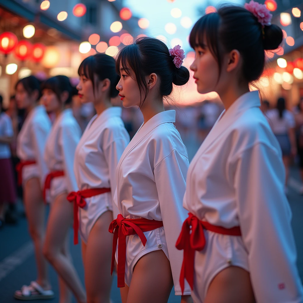 博多山笠　ふんどし女子 