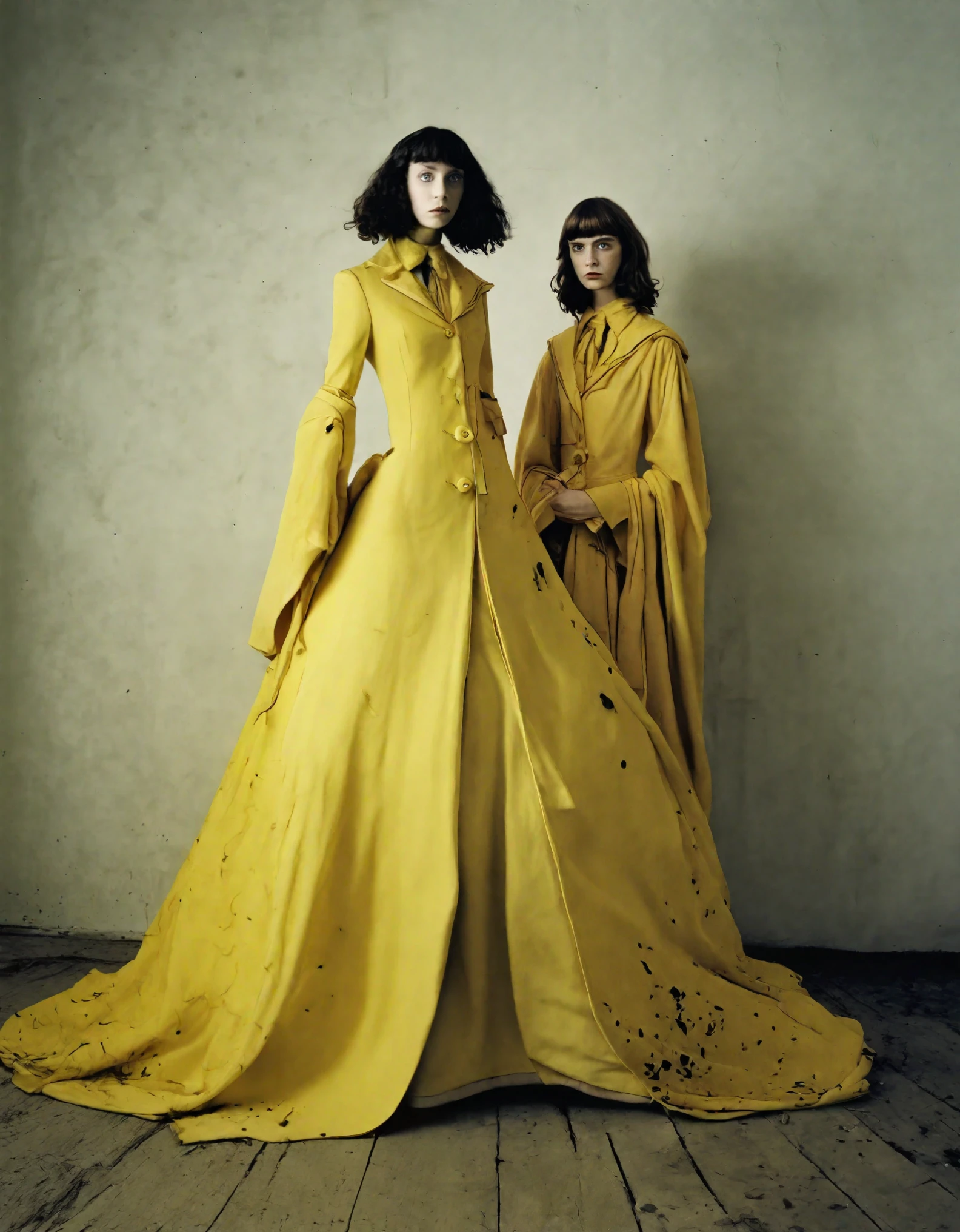 Tim Walker Style - Harry Potter Inspired Fashion Photoshoot fantastic beings yellow
