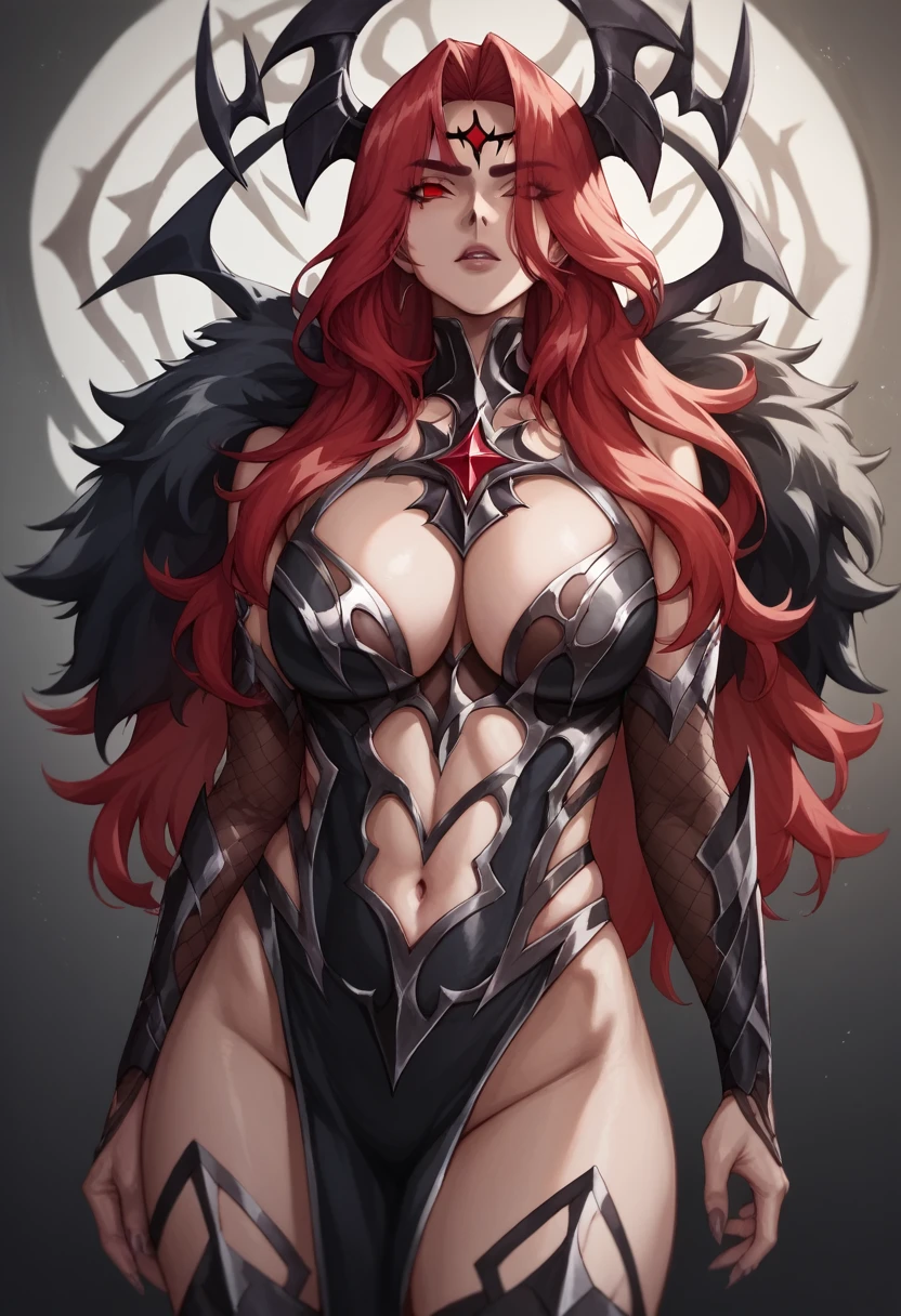 Realistic view from the chest ,1 3d Woman ,Taimanin,Breasts, Demon Chariot David's Outfit , Demon Chariot David costume,