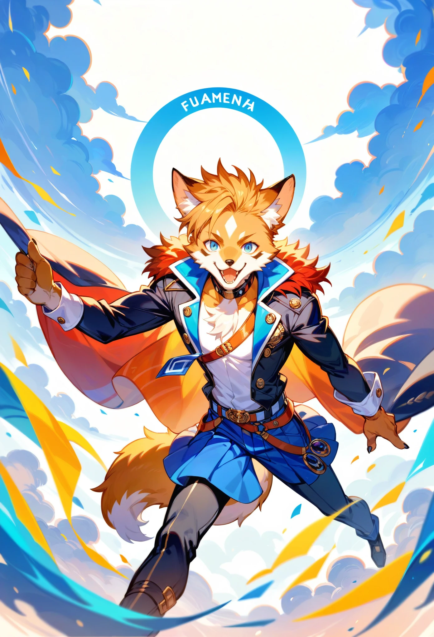 rating_safe, score_9, score_8_up, score_7_up, score_6_up, score_5_up, score_4_up, hires, cover page, absurdres, figma, Steam punk, Beautiful World Heritage, boys, Happy, joyful(Photos of solo travelers)(kemono, furry anthro)