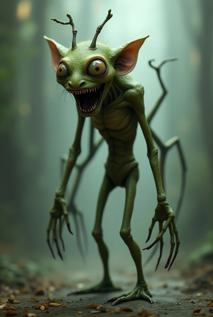 bizarre realistic alien