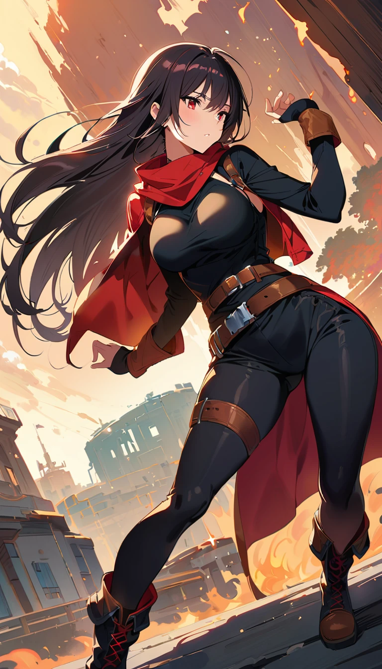 (masterpiece,  best quality ,  like a movie,  photorealistic , Super detailed),  1 girl,  SEXY BODY, ( Tifa Lockhart ), ( wide shot ,  of thick buttocks:1.5), Perfect hands,  wide hips , (Her bust is bursting ,  big cleavage:1.3), Round ass, (Tifa&#39;s hair is very black, Varies from brown to black, Usually hangs down the back、The ends are tied together to form a dolphin&#39;s tail.。), (Tifa wears a white tank top and a black miniskirt with a belt and suspenders.:1.5), (Wear red and black gloves that reach down to your elbows, Red Boots, Black socks, The left elbow has a metal guard..:1.2), ( sexy pose, Sitting cross-legged:1.4), (Detailed eyes, Detailed Students) (NSFW), ((shirt lift)), ((lift up skirt)), ( breasts with visible nipples ), (Erect nipples:1.1), ((Beautiful pussy)), ((Blowjob gestures)), (Bukkake Scene:1.4), (cum on facial:1.4), ( got semen splashed on my face:1.5)