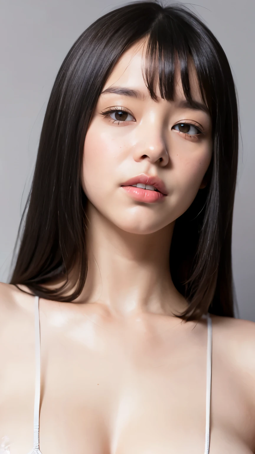 Albedo, (( masterpiece 、 high quality 、super primeiro trabalho、mais high quality 、super Alta Resolução、 , 8k、 (Portrait of a very beautiful actress、long neck)、(happiness、jovial、beautiful teeth、Beautiful alignment of teeth, she has dimples)、 Beautiful realistic eyes, clear crystal green eyes))、( photorealistic :1.4)、((1 girl、Alone、white skin clara:1.4、Look at your audience、Close-up do rosto、focus on the character, immaculate、charming, linda、dark hair、Bob haircut with beautiful bangs、Beautiful long hair、supermodeloo 190cm、colossal realistic breasts:1.6)) wide nipples and beaked .(micro thin transparent swimsuit, super detailed and transparent langerir , pink micro panties :1.9, transparent wither、(Albedo usando camisa tradicional junto com calcinha transparente muito detalhado, black angel wings on hip), Sensual). ( long, realistic breasts between the arms 、natural breasts, pointed nipples, Get close to emphasize the beautiful neckline ) 、long neck、straight bangs、eyelash、hermosos Delicate Eyes、 The golden ratio face 、 golden ratio body 、(8K image quality、mais high quality 、 masterpiece :1.6)、 ultra-detailed 、 ultra resolution 、( realistic photo :1.37)、 、black background, paradise, color photo, high definition、 professional photograph 、Very detailed and beautiful、8k Photo、Incredibly detailed、official art、 Highly detailed CG Unity 8K 、goddess of beauty , Beautiful girl very detailed、extra detailed face、extremely detailed eye、highly detailed pele、Extremely detailed fingers、highly detailed nose、very detailed mouth、perfect anatomy、 detailed bottom 、(beautiful girl 25 years old:1.2、cute girl、Realistic body、Sensual、white skin, skin pores )、Lean body、Beautiful body、breasts coming out of the neckline、pubic hair、(blind stripes: 1.2)、kawaii、Cute faces、realistic face、Delicate Eyes、cowboy shooting frontal、athletic pose、ultra gigantic breasts、beautiful teeth、Beautiful alignment of teeth、Smile at me, super