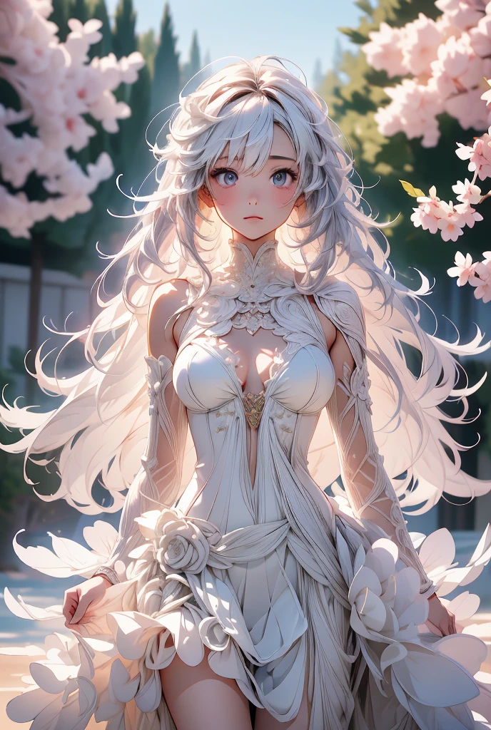 best quality:1.5), (ultra-detailed:1.5), (()), ((best quality)), (high resolution), (illustration), (an extremely delicate and beautiful), (ultra detailed beautiful face and eyes), 1girl, leaning forward sharp focus, ray tracing, 1girl, silky hair, multicolored hair, Whitehair(innercolorCherryblossom )background(sakura tree, day light), eye color(White pink, high definition,)inner eye (sakura),volumetric lightning, super_long_hair、have a weapon(katana)、naked looking_all(score_9:1.2), (score_8_up:1.2), (score_7_up:1.2),solo,Perfect anatomy,(one cute girl:1.3),(Line art:1.3),(Soft atmosphere:1.3),perfect anatomy,(A soft anime-style image capturing a delicate and ephemeral atmosphere),Enhance the anime screencap by adding a watercolor background, further elevating the dreamy and ethereal aesthetic. This scene, now rendered in 16k wallpaper resolution, merges the delicate beauty of the girl with pale skin and natural hair with a soft, lush watercolor landscape.The natural big breast  ,super intricately designed transparent super dress armor and her captivating eyes are set against a backdrop that mimics the fluid, blending colors of a watercolor painting, adding a layer of artistic depth and emotion. The perspective from above at a dutch angle, combined with the watercolor effect, creates a composition that feels like a floating, dream-like world, glowing aura around her are now part of a canvas that blends reality with imagination, inviting the viewer to step into a tranquil world of soft hues and poetic beauty, all encapsulated within a serene, BREAK,(best quality:1.3),(best masterpiece:1.3),(very aesthetic:1.2),(absurdres:1.2),newest,(intricate details:1.2),ai-generated,absurdres extremely detailed CG,depth of field,dynamic angle,dynamic pose、groin、
muscular female, fit, abs, leg muscles, arm muscle、