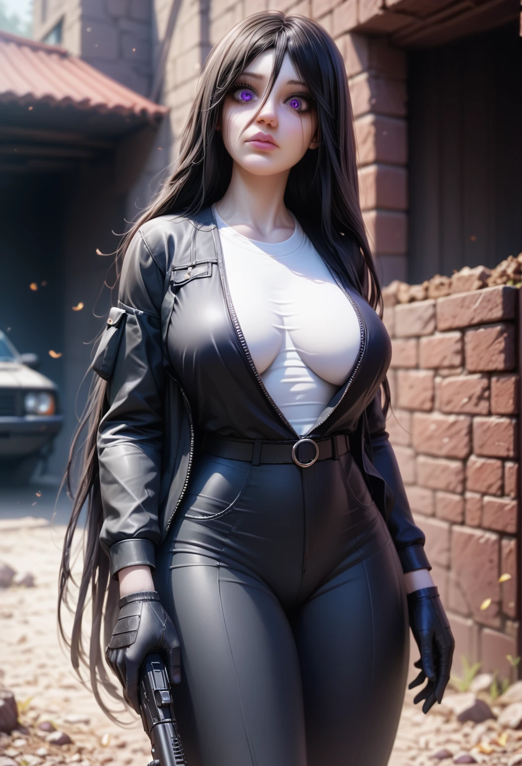 (Masterpiece, 4k resolution, ultra-realistic, very detailed), (White superhero theme, charismatic, there's a girl on top of town, wearing Spider-Man costume, she's a superhero), [ ((25 years), (long white hair:1.2), full body, (blue eyes:1.2), ((Spider-Man pose),show of strength, jumping from one building to another), ((sandy urban environment):0.8)| (cityscape, at night, dynamic lights), (full moon))] # Explanation: The Prompt mainly describes a 4K painting of ultra-high definition, very realistic, very detailed. It shows a superheroine at the top of the city, wearing a Spider-Man costume. The theme in the painting is a white superhero theme, the female protagonist has long white hair, is 25 years old and her entire body is shown in the painting. In terms of portraying the actions of superheroines, spiders are employed