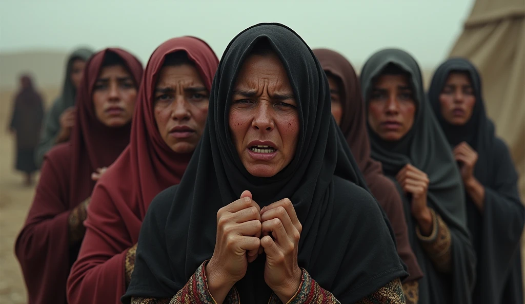 (Quality tags: masterpiece, best quality, official art:1.2), a cinematic scene portraying a busy square amidst the restive atmosphere among Palestinians, (animated discussions and gestures:1.3), a dynamic representation of collective unease, (eyes reflecting a shared concern:1.2), a square filled with the hum of restless voices, (overcast sky mirroring the communal mood:1.1), a backdrop of uncertainty, (intense emotions conveyed through diverse faces:1.4), a moment frozen in the midst of agitation, (dynamic composition capturing the crowded square:1.2), a visual story of the challenges faced by the Palestinian community, (subtle play of light and shadow:1.2), a vivid portrayal of the complex emotions in the heart of the crowd.