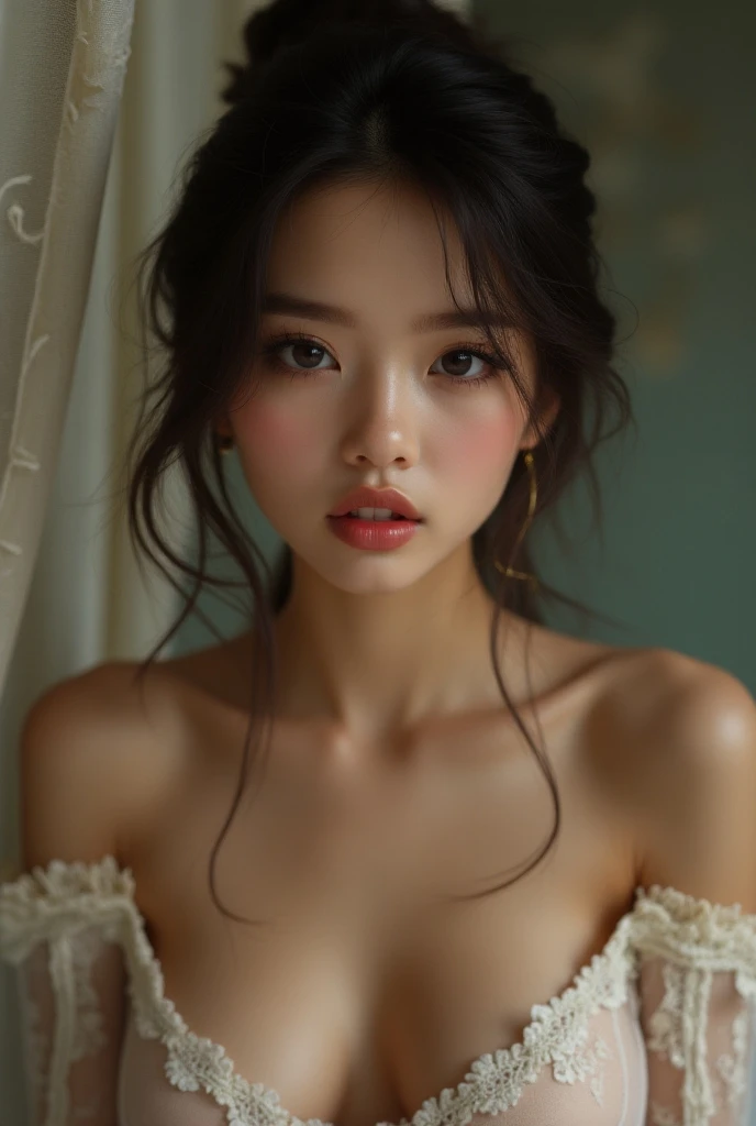 Beatiful breast girl