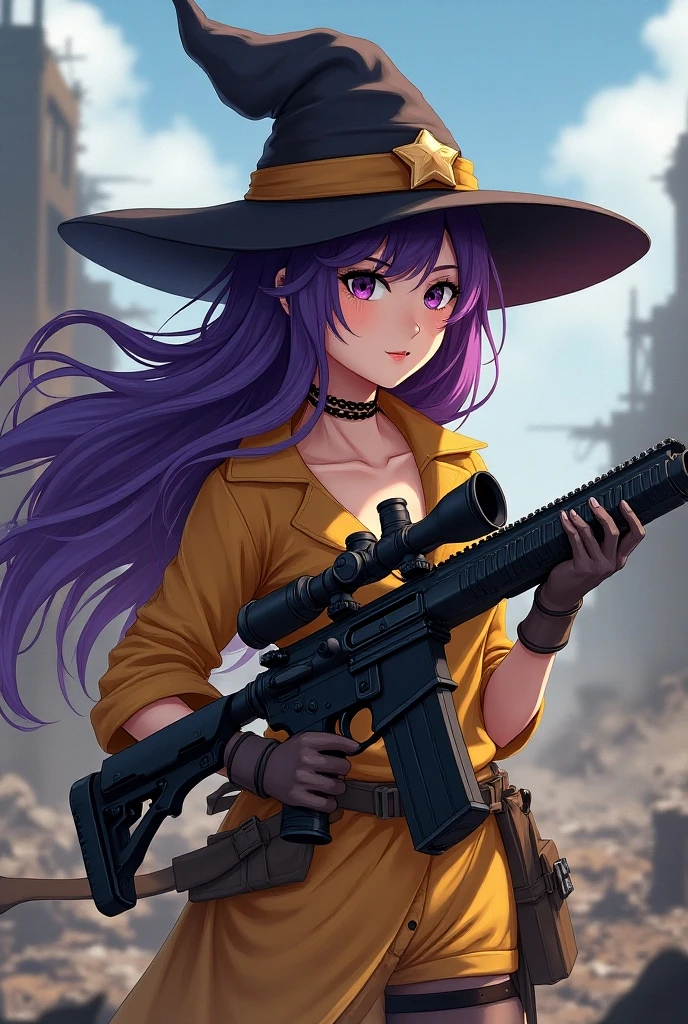 holding sniper