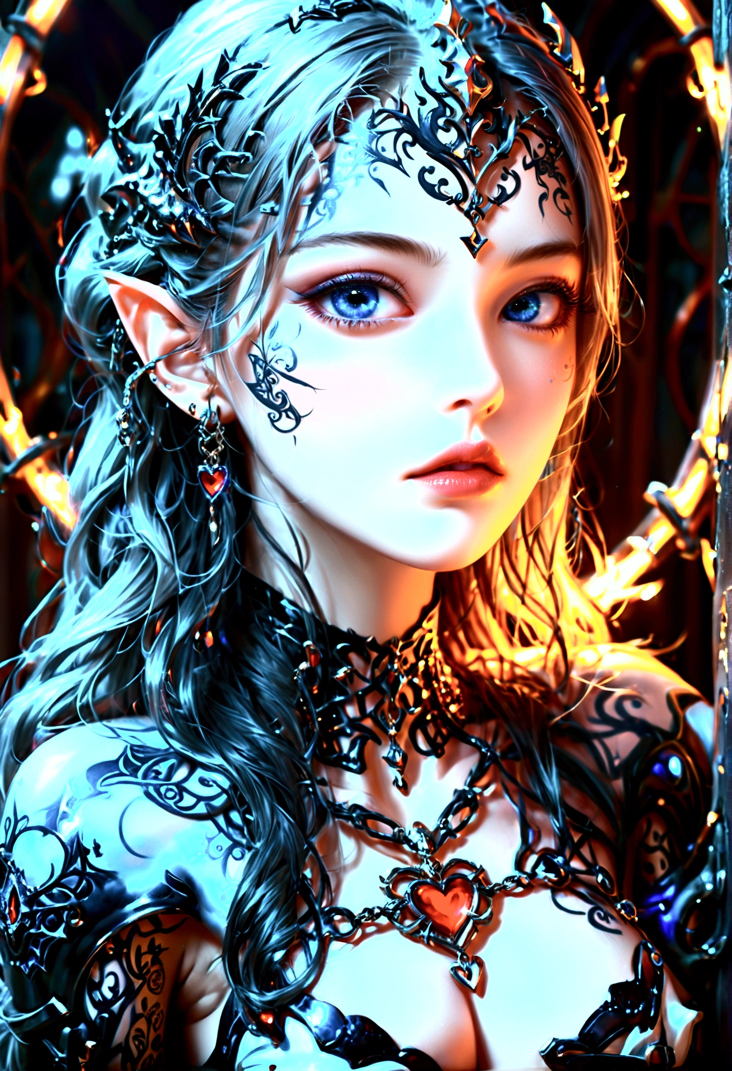 1girl,warrior,bronya,pixie,Gorgeous,ornate,Fear on the face,hand directed towards the viewer, Beautiful,looking a viewer,woods,perfect lighting,flower,shock (Masterpiece, hiquality:1.2)