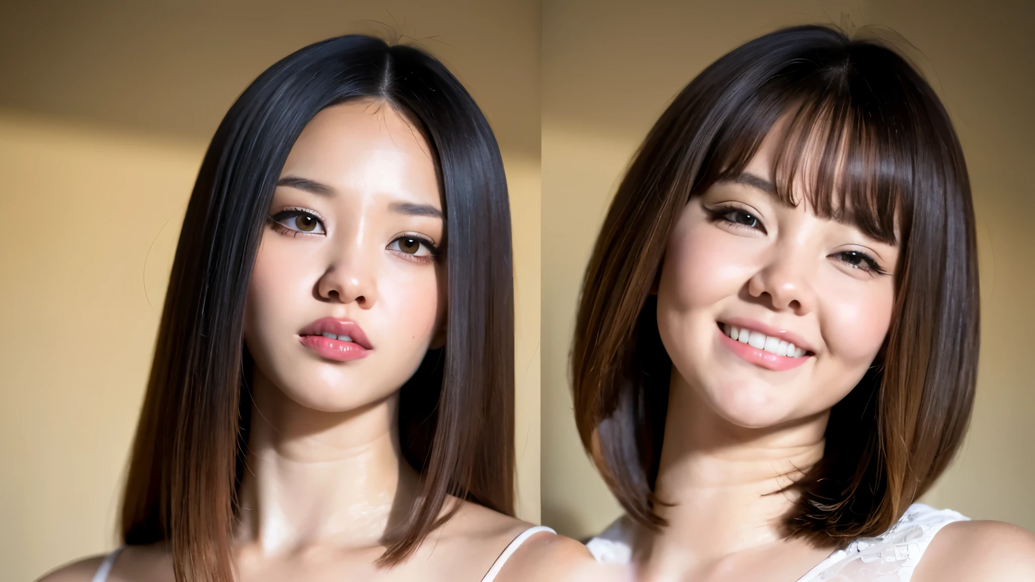 Albedo, (( masterpiece 、 high quality 、super primeiro trabalho、mais high quality 、super Alta Resolução、 , 8k、 (Portrait of a very beautiful actress、long neck)、(happiness、jovial、beautiful teeth、Beautiful alignment of teeth, she has dimples)、 Beautiful realistic eyes, clear crystal green eyes))、( photorealistic :1.4)、((1 girl、Alone、white skin clara:1.4、Look at your audience、Close-up do rosto、focus on the character, immaculate、charming, linda、dark hair、Bob haircut with beautiful bangs、Beautiful long hair、supermodeloo 190cm、colossal realistic breasts:1.6)) wide nipples and beaked .(micro thin transparent swimsuit, super detailed and transparent langerir , pink micro panties :1.9, transparent wither、(Albedo usando camisa tradicional junto com calcinha transparente muito detalhado, black angel wings on hip), Sensual). ( long, realistic breasts between the arms 、natural breasts, pointed nipples, Get close to emphasize the beautiful neckline ) 、long neck、straight bangs、eyelash、hermosos Delicate Eyes、 The golden ratio face 、 golden ratio body 、(8K image quality、mais high quality 、 masterpiece :1.6)、 ultra-detailed 、 ultra resolution 、( realistic photo :1.37)、 、black background, paradise, color photo, high definition、 professional photograph 、Very detailed and beautiful、8k Photo、incredibly detailed、official art、 Highly detailed CG Unity 8K 、goddess of beauty , Beautiful girl very detailed、extra detailed face、extremely detailed eye、highly detailed pele、Extremely detailed fingers、highly detailed nose、very detailed mouth、perfect anatomy、 detailed bottom 、(beautiful girl 25 years old:1.2、cute girl、Realistic body、Sensual、white skin, skin pores )、Lean body、Beautiful body、breasts coming out of the neckline、pubic hair、(blind stripes: 1.2)、kawaii、Cute faces、 realistic face 、Delicate Eyes、cowboy shooting frontal、athletic pose、ultra gigantic breasts、beautiful teeth、Beautiful alignment of teeth、Smile at me, super