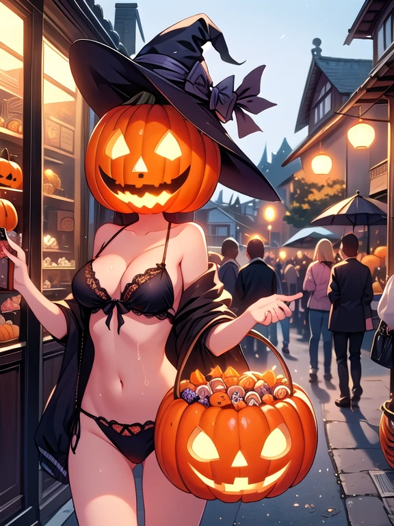 girl like pumpkin head 1