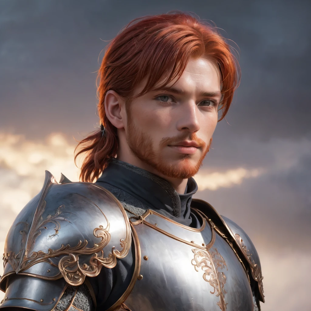 Red-haired male knight