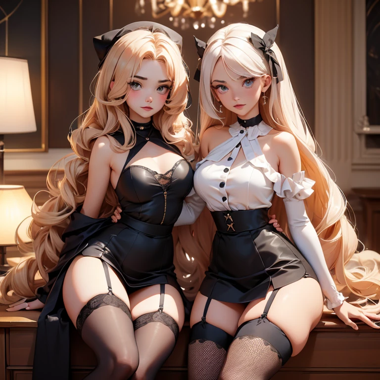 ((invite for sex))(masterpiece, best quality:1.4), absurdres, highres, ultra detailed, beautiful, (perfect face, detailed face, beautiful:1.3),(breasts exposed), no gloves) black pencil skirt, tight, over the knee skirt, thighhighs, thick thighs, thighs,Garter Belt Stocking Fishnet, More detailed 8K.motor irreal:1.4,UHD,La mejor calidad:1.4, fotorrealista:1.4, textura de la piel:1.4, obra maestra:1.8,obra-prima, mejor calidad, (detailed face features:1.3),(manos detailed)