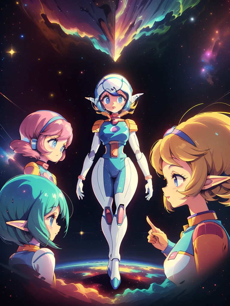 score_9, score_8, score_7, Masterpiece, Hyper detailed, Best quality, UHD, Ultra high resolution, (32K), (Point of view:1.5), (Random poses), (((3D))), (Close up:1.5), (1girl), Breasts, (Her skin made of Nebulae, Nebula style skin:1.5), (A celestial deity made out of nothing but nebulae that has lived in outerspace all her life since the begining of the universe:1.5), Voluptuous, Sexy, Curvy waist, (Wide hips:1.5), (Slim waist:1.5), (Long elf ears:1.5), (Nebulae eyes, Longeyelashes), (Long Nebulae hair), (Celestial being emerging from a Nebulae in deep outer space:1.5), martius_nebula, AGGA_ST009, (Gundam art style:1.4), (Powerpuff Girls art style:1.4), (Vaporwave art sty;e:1.4)