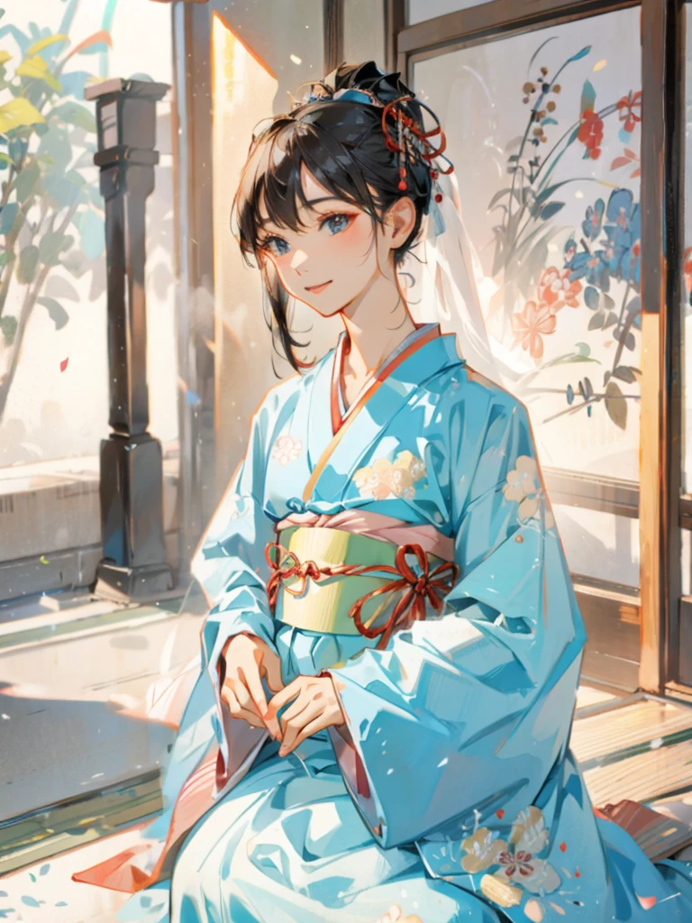 solo, Japanese kimono beauty 