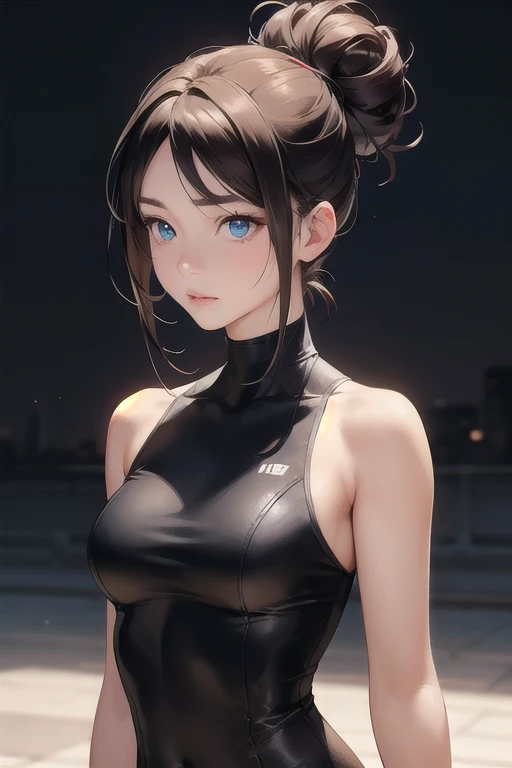 seisakuraoka, <lora:sei sakuraoka manga-lora-nochekaiser:1>,
sei sakuraoka, braid, black hair, (black eyes:1.5), single braid,
BREAK bodysuit, black bodysuit
BREAK outdoors, city, night, sky, starry sky, moon,
BREAK looking at viewer, (cowboy shot:1.5),
BREAK <lyco:GoodHands-beta2:1>, (masterpiece:1.2), best quality, high resolution, unity 8k wallpaper, (illustration:0.8), (beautiful detailed eyes:1.6), extremely detailed face, perfect lighting, extremely detailed CG, (perfect hands, perfect anatomy),
