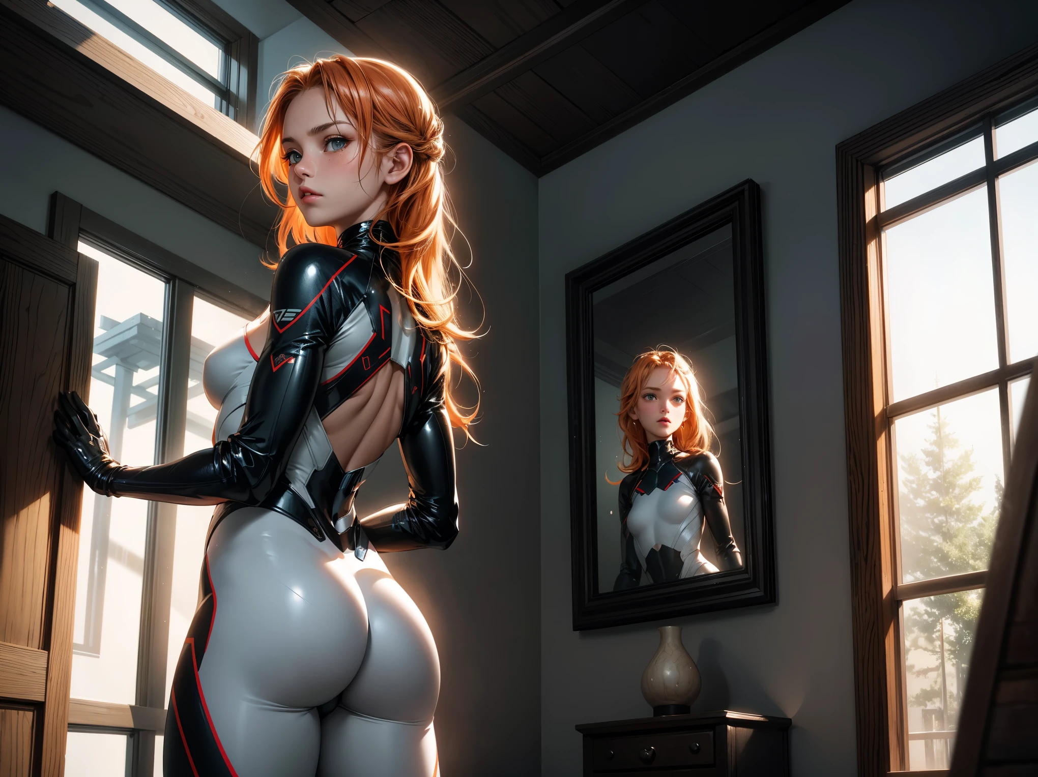 ((Asuka LanGley Shikinami)), acostada en una piedra en un desierto de rocas rojas al atardecer, ((La luz viene de abajo)), ((Lighting comes from the ground)), ((pelirrojo)), ((ojos azules)), ((mejor calidad)), ((obra maestra)), (muy detallado:1.3), ......3d, hermoso culo, (cyberpunk:1.3) ((desnuda))) ((falta muy corta)) ((culo perfecto)) ((vista del culo)) ((Vista posterior)) ((View from behind)) Pantyhouse transparente, vida real, HDR (High Dymanic Range), Trazado de rayos, NVIDIA RTX, Super resolution, Irreal 5, Sub-Surface Scatterring, Texturas PBR, postprocesamiento, Anisotropic filtering, profundidad de campo, maximum sharpness and sharpness, Texturas multicapa, Mapeo de albedo y especular, sombreado de superficie, Accurate simulation of light-material interactions, proporciones perfectas, octane representation, duotone lighting, ISO bajo, balance de blancos, reGla de tercios, apertura amplia, 8K RAW, high-efficiency subpixels, sub-pixel convolution, glow particles,
Esperando para empezar
SeaArt Bot
Txt2Img
19:43:08
ID de tarea.:14458911697440773
((Asuka LanGley Shikinami)), acostada en una piedra en un desierto de rocas rojas al atardecer, ((La luz viene de abajo)), ((Lighting comes from the ground)), ((pelirrojo)), ((ojos azules)), ((mejor calidad)), ((obra maestra)), (muy detallado:1.3), ......3d, hermoso culo, (cyberpunk:1.3) ((desnuda))) ((falta muy corta)) ((culo perfecto)) ((vista del culo)) (((Pantyhouse transparente))), vida real, HDR (High Dymanic Range), Trazado de rayos, NVIDIA RTX, Super resolution, Irreal 5, Sub-Surface Scatterring, Texturas PBR, postprocesamiento, Anisotropic filtering, profundidad de campo, maximum sharpness and sharpness, Texturas multicapa, Mapeo de albedo y especular, sombreado de superficie, Accurate simulation of light-material interactions, proporciones perfectas, octane representation, duotone lighting, ISO bajo, balance de blancos, reGla de tercios, apertura amplia, 8K RAW, high-efficiency subpixels, Convo