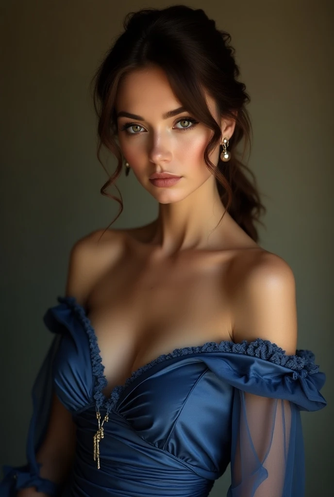 (full body:1.9), a beautiful young woman, detailed realistic full body shot, beautiful detailed eyes, beautiful detailed lips, extremely detailed face, long eyelashes, gorgeous intricate hairstyle, elegant fashion dress, soft warm lighting, photorealistic, 8k, ultra-detailed, (best quality,4k,8k,highres,masterpiece:1.2),ultra-detailed,(realistic,photorealistic,photo-realistic:1.37),vibrant colors,cinematic composition,dramatic lighting,elegant, big breasts, very long eyelashes