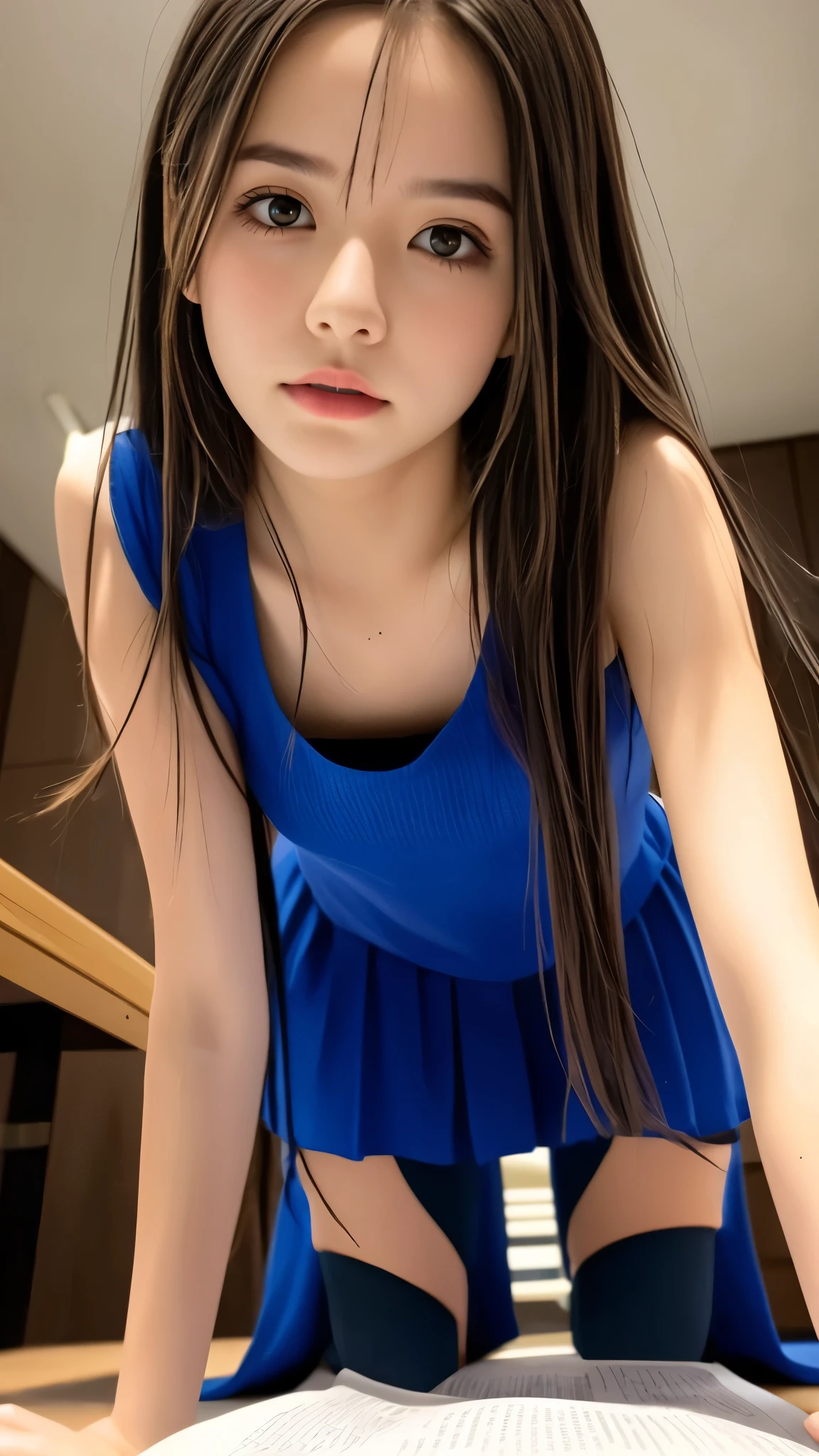 (Detailed thighs:1.3, Beautifully shaped thighs), Seamless correction