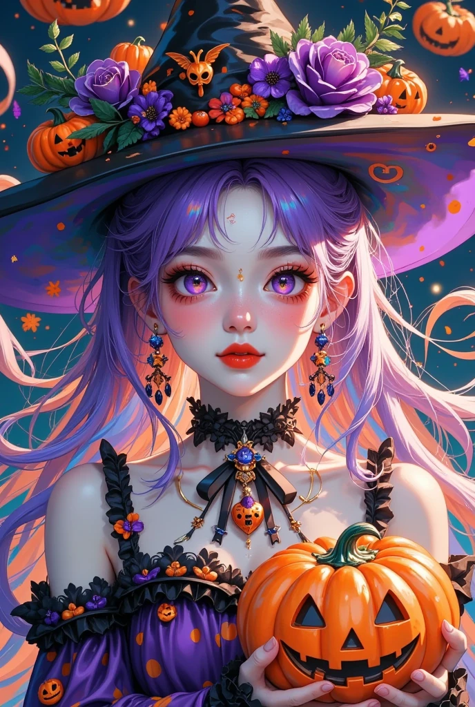 (masterpiece,  is the best quality:1.2), 1 Girl,  unique，Halloween，Day of the Dead Costumes and Makeup , 